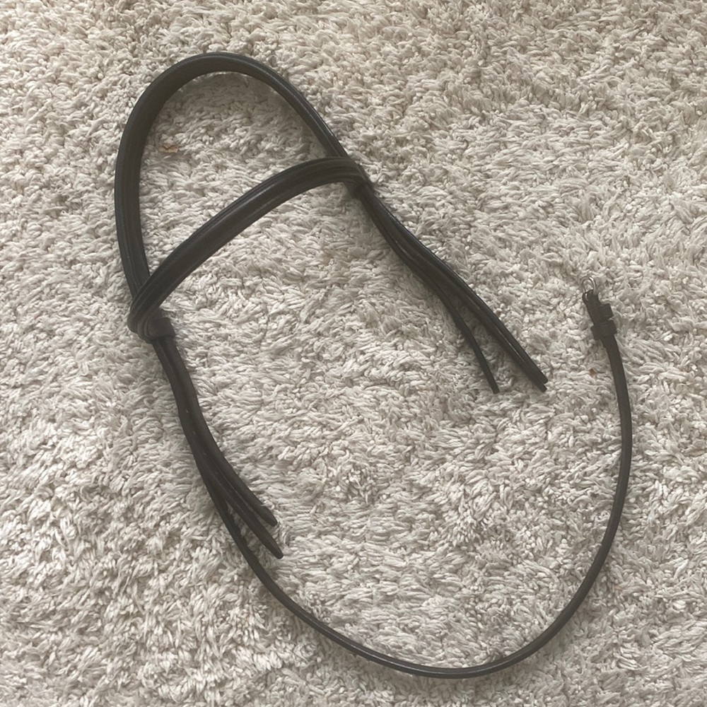 Vespucci black Cob bridle pieces